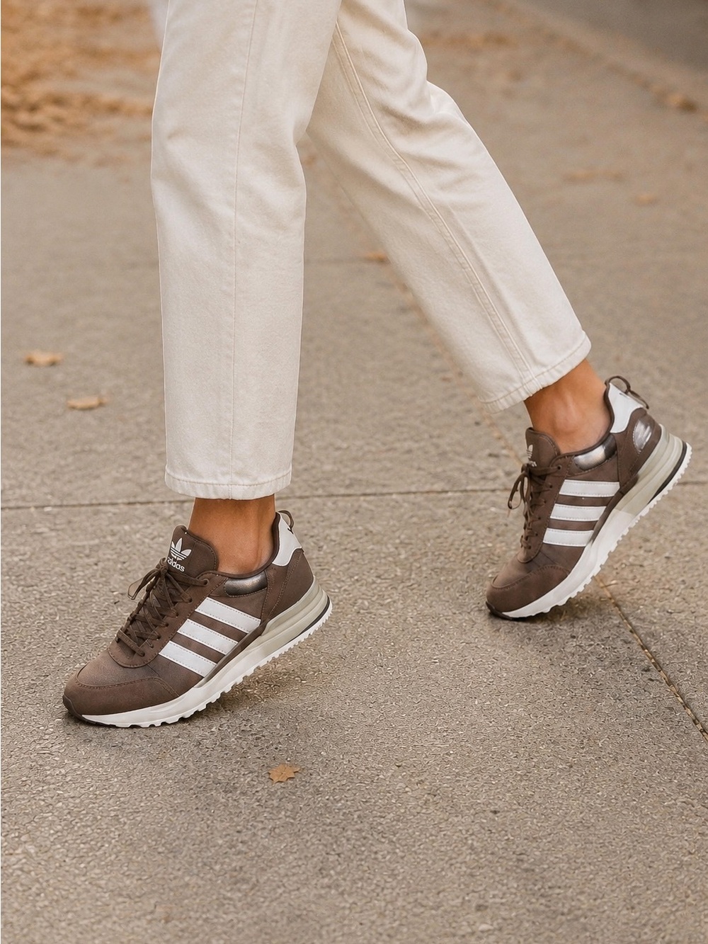 Adidas ZX 750 Brown Silver Sneakers Men’s 7.5 / Women’s 8.5 New
